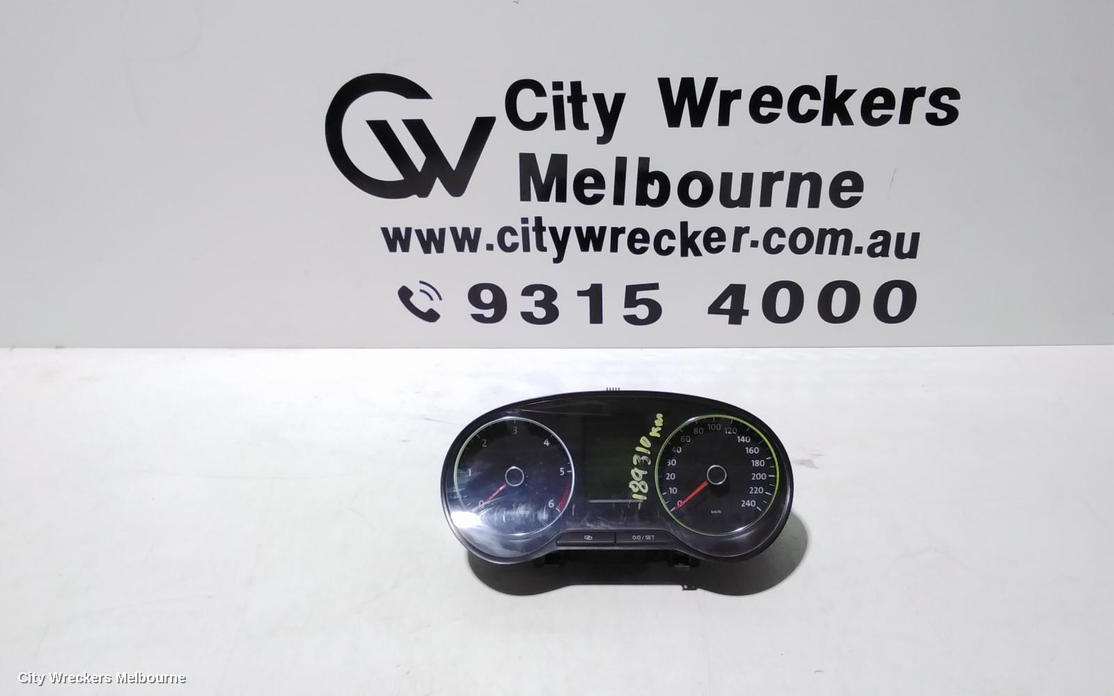 VOLKSWAGEN AMAROK INSTRUMENT CLUSTER, DIESEL, MANUAL T/M, 2H, 12/2010 - 10/2014 - Image 1