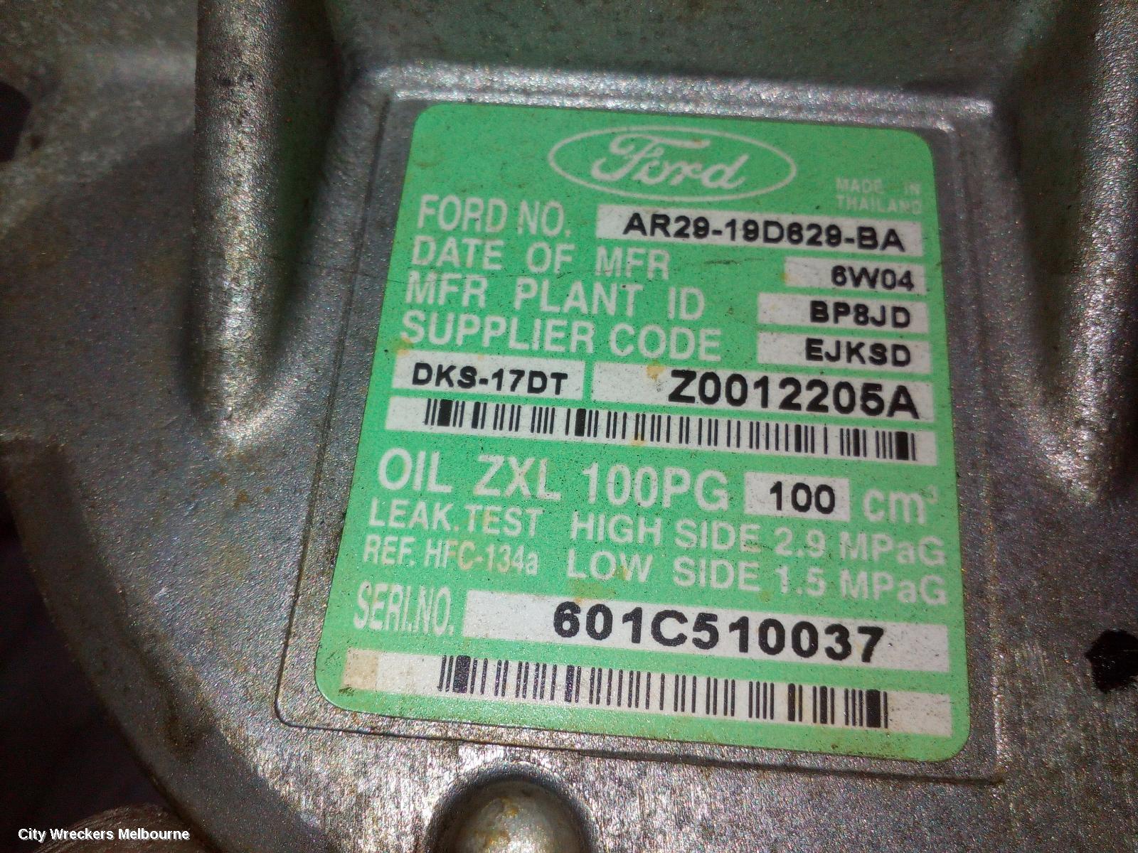 FORD TERRITORY A/C COMPRESSOR, SZ MKI-MKII, 2.7, DIESEL, 04/2011 - 12/2016 - Image 1