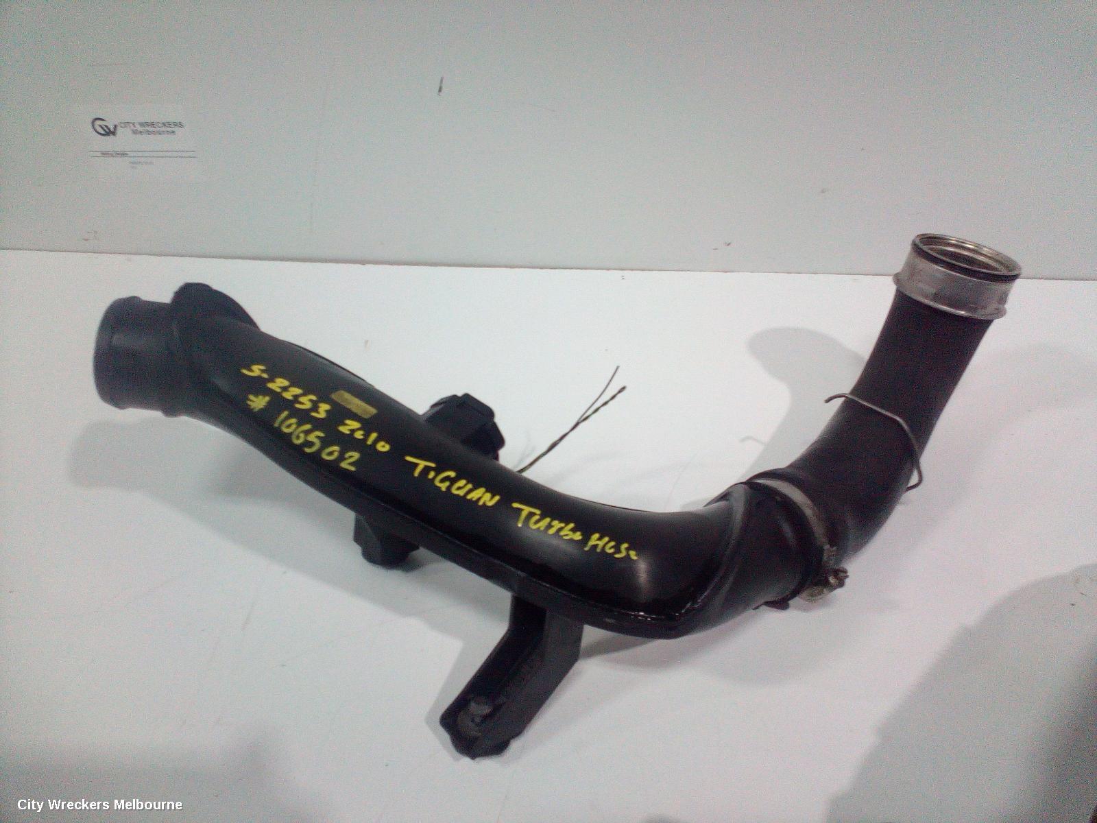 VOLKSWAGEN TIGUAN, 5N 05/2008 - 09/2011, TURBO HOSE: 106502 - Image 1