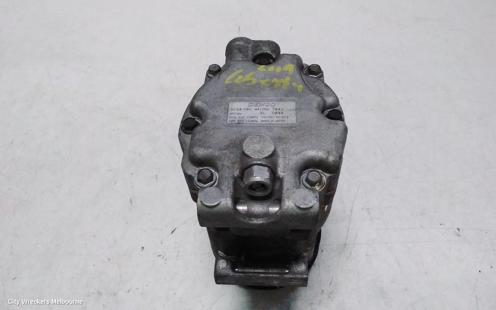 SUBARU LIBERTY A/C COMPRESSOR, 4TH GEN, 2.5, EJ25, DENSO SCSA08C, 09/2003 - 08/2009 - Image 2