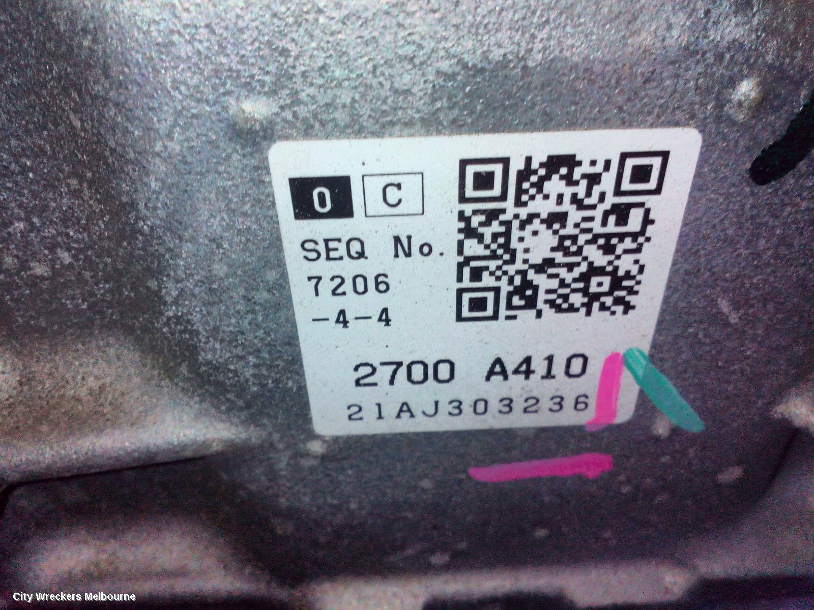 MITSUBISHI PAJERO TRANS/GEARBOX, AUTO, 4WD, DIESEL, 2.4, 4N15, TURBO, PAJERO SPORT, W/ TRANSFER CASE, QE-QF, 10/2015 ONWARDS - Image 2