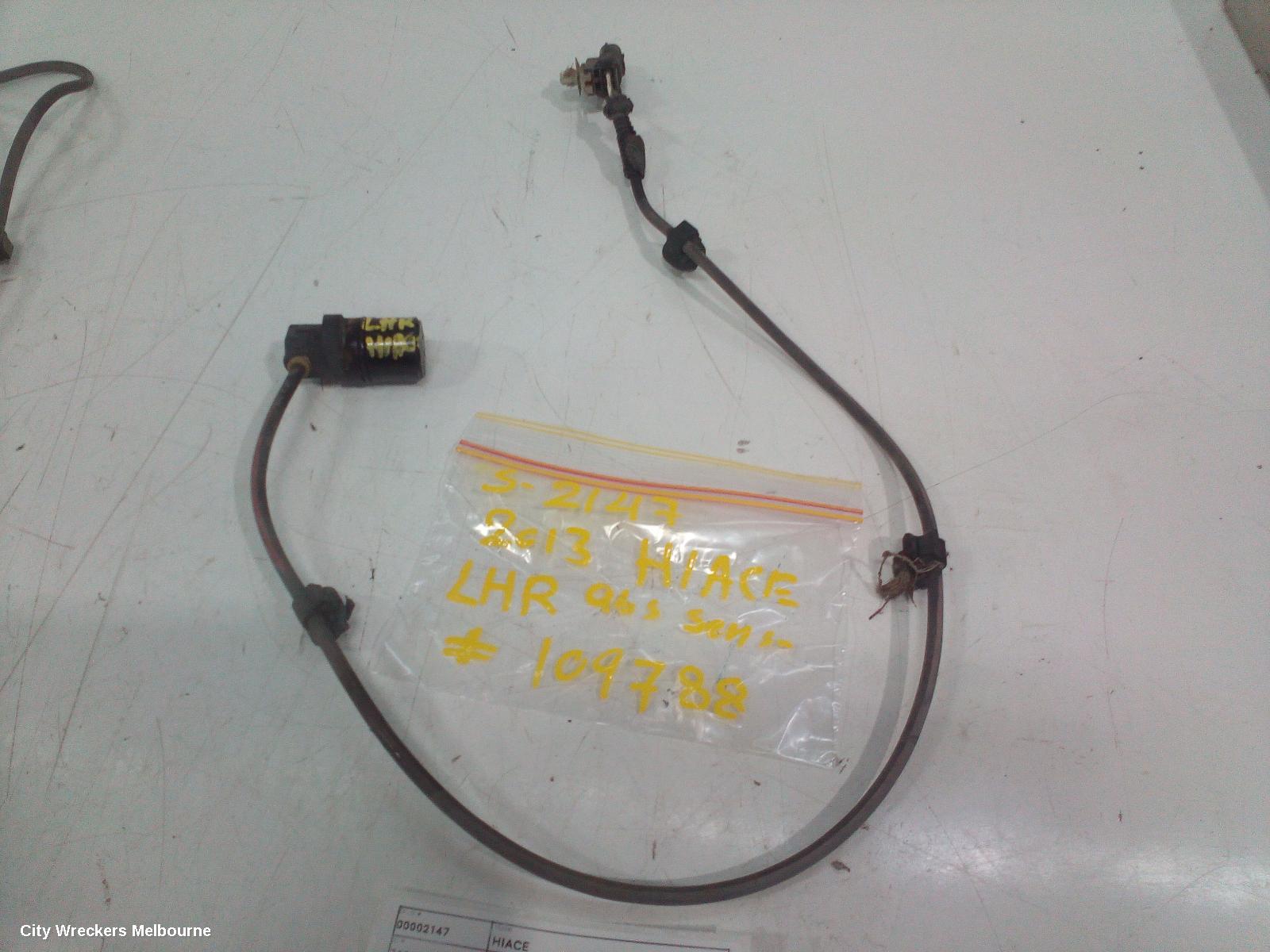 TOYOTA HIACE ABS SENSOR, LH REAR, W/ LOOM TYPE, TRH/KDH, 01/2005 - 04/2019 - Image 2