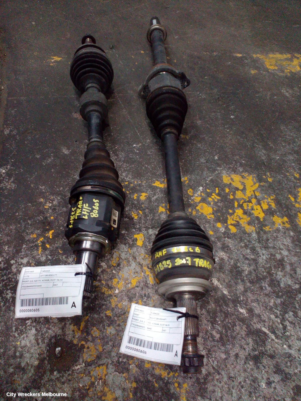 TOYOTA TARAGO LEFT DRIVESHAFT, FRONT, 3.5, 2GR-FE, ACR50R, 02/2007 - 06/2020 - Image 3