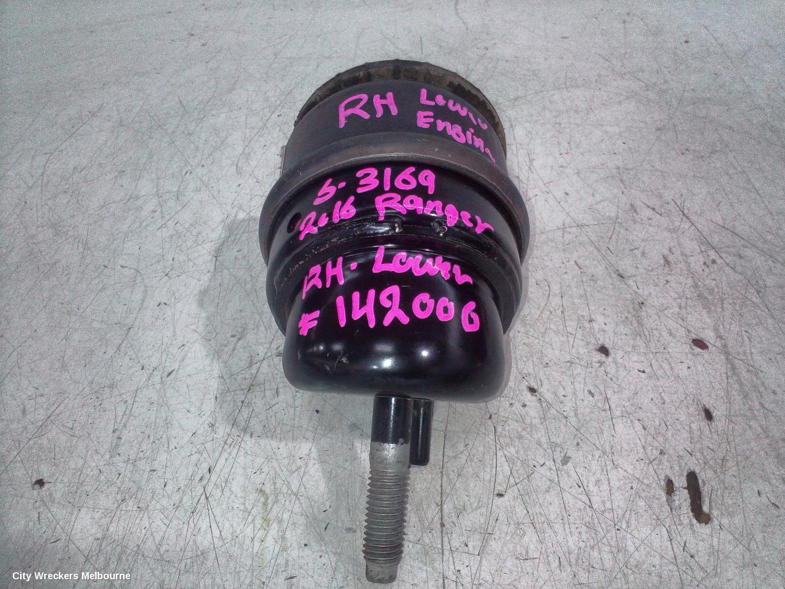 FORD RANGER MOUNT, ENGINE MOUNT (RH SIDE), DIESEL, 3.2, P5AT, TURBO, PX SERIES 2-3, 06/2015 - 04/2022 - Image 1