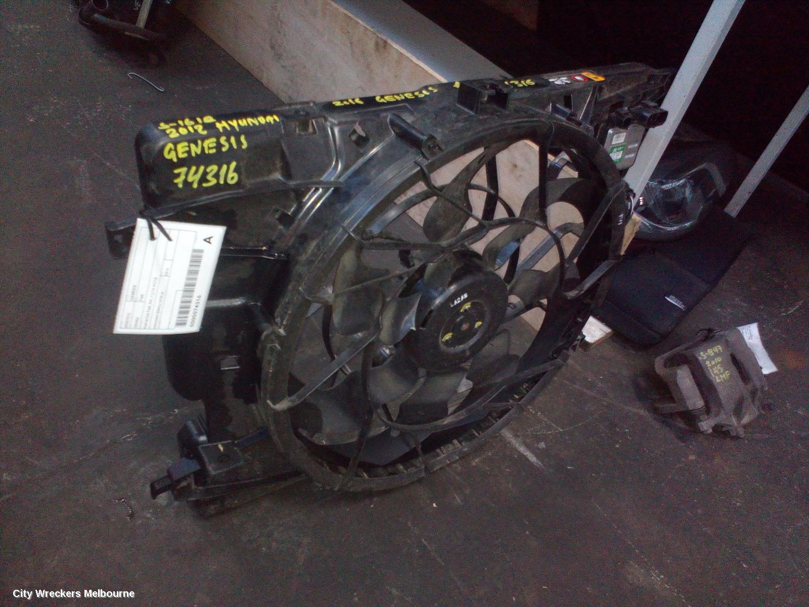 HYUNDAI GENESIS FAN, RADIATOR FAN, DH, 11/2014 - 01/2018 - Image 3