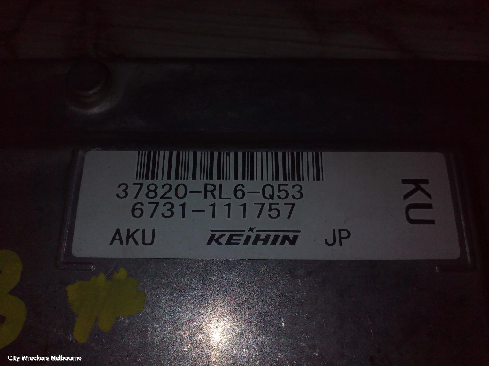 HONDA ACCORD ECU, ENGINE ECU, 2.4 ENG, AUTO T/M, ECU ONLY, 8TH GEN, EURO (VIN JHMCU), 06/2008 - 06/2011 - Image 1