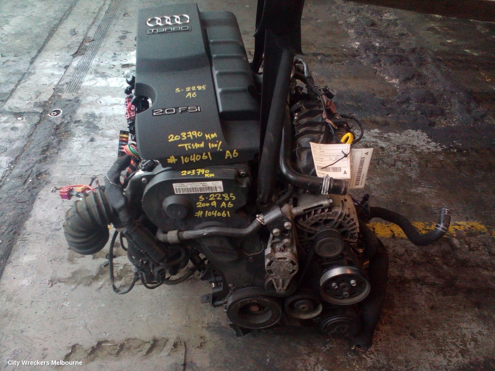 AUDI A6 ENGINE, PETROL, 2.0, TURBO, C6/4F (A6), BPJ CODE, 09/2006 - 06/2011 - Image 1