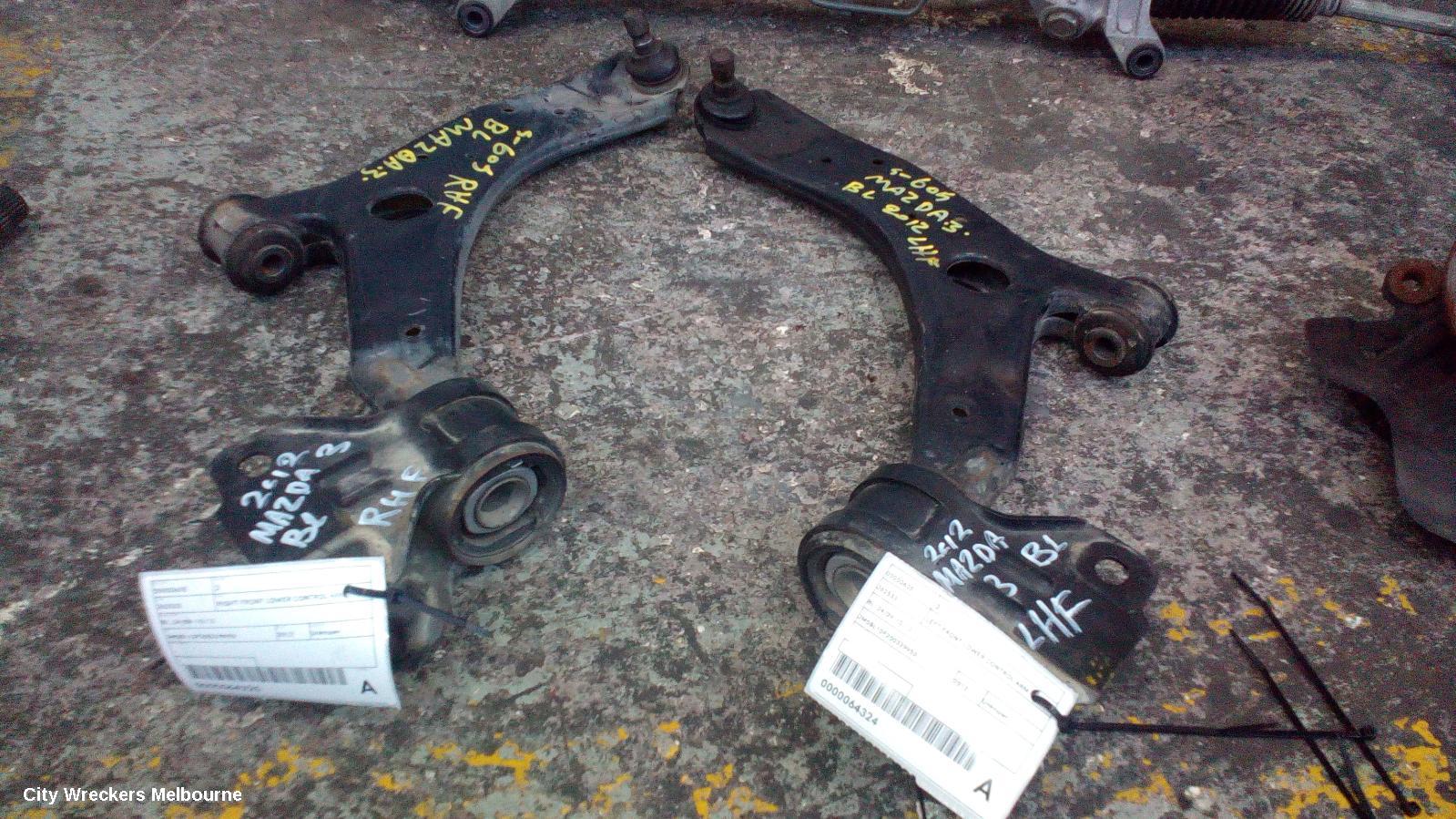 MAZDA 3 RIGHT FRONT LOWER CONTROL ARM, BL, 04/2009 - 10/2013 - Image 2