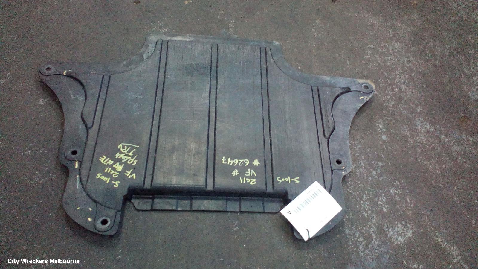 HOLDEN COMMODORE LOWER ENGINE SPLASH TRAY, VE, REAR ENGINE UNDERCOVER, 08/2006 - 05/2013 - Image 2
