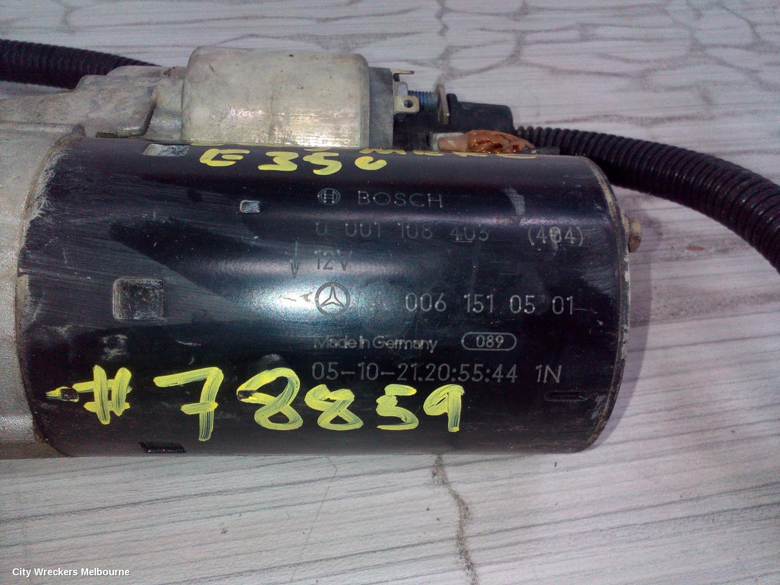MERCEDES E CLASS STARTER, PETROL, 3.5, BOSCH, W211/S211, 03/2005 - 12/2009 - Image 2