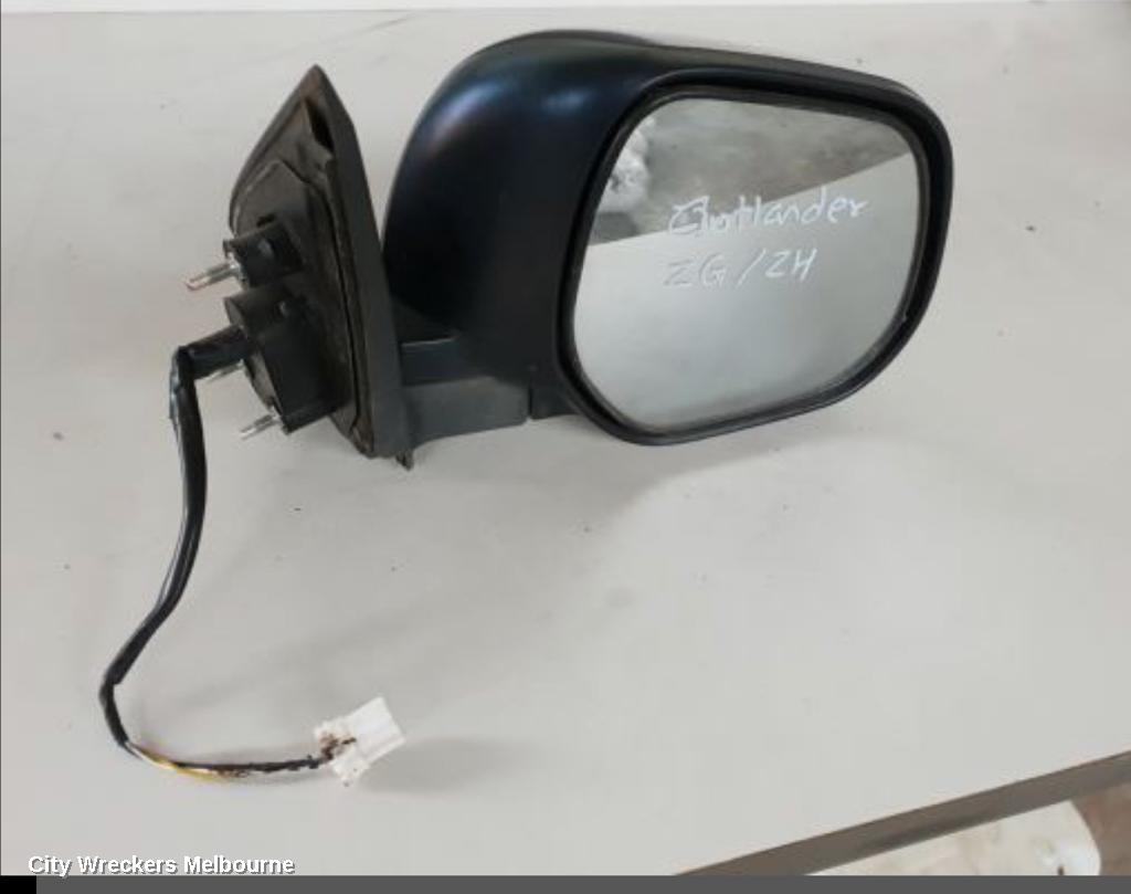 MITSUBISHI OUTLANDER RIGHT DOOR MIRROR, ZG, 3 WIRE TYPE, 11/2006 - 09/2009 - Image 2