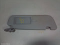 HYUNDAI VELOSTER SUNVISOR, FS, RH SIDE, GREY, W/ MIRROR & LAMP TYPE, 12/2011 - 02/2018 - Image 1