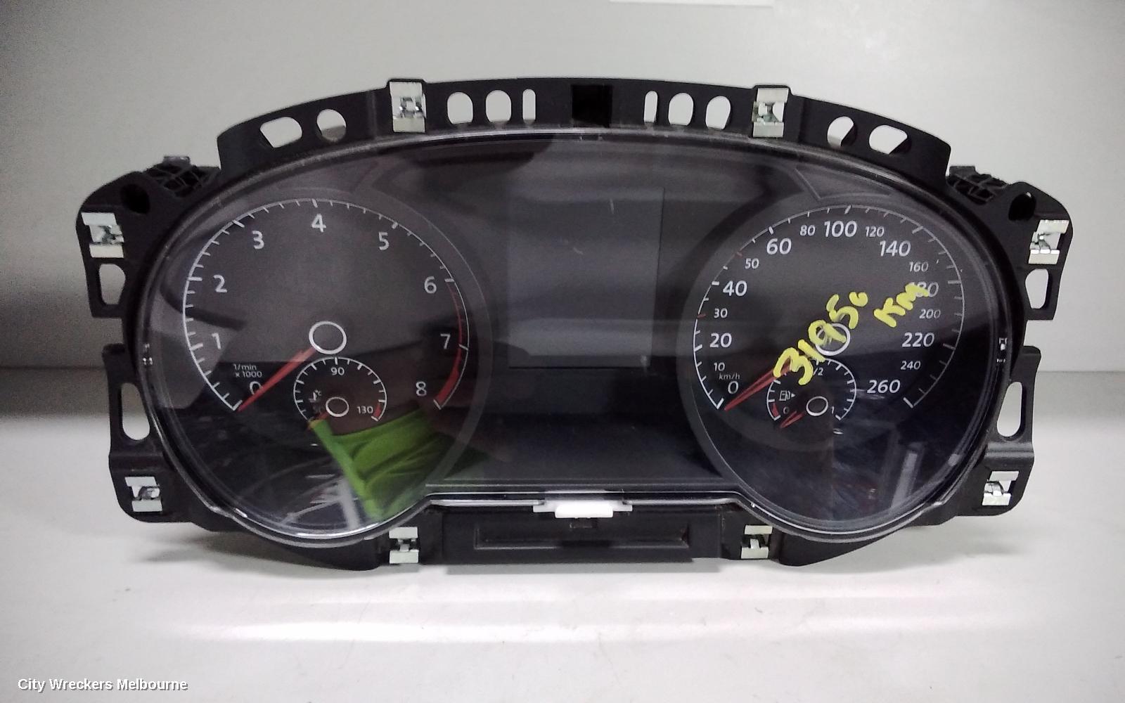 VOLKSWAGEN GOLF INSTRUMENT CLUSTER, INSTRUMENT CLUSTER, PETROL, BASE/COMFORTLINE/TRENDLINE, GEN 7, 03/2013 - 03/2017 - Image 2