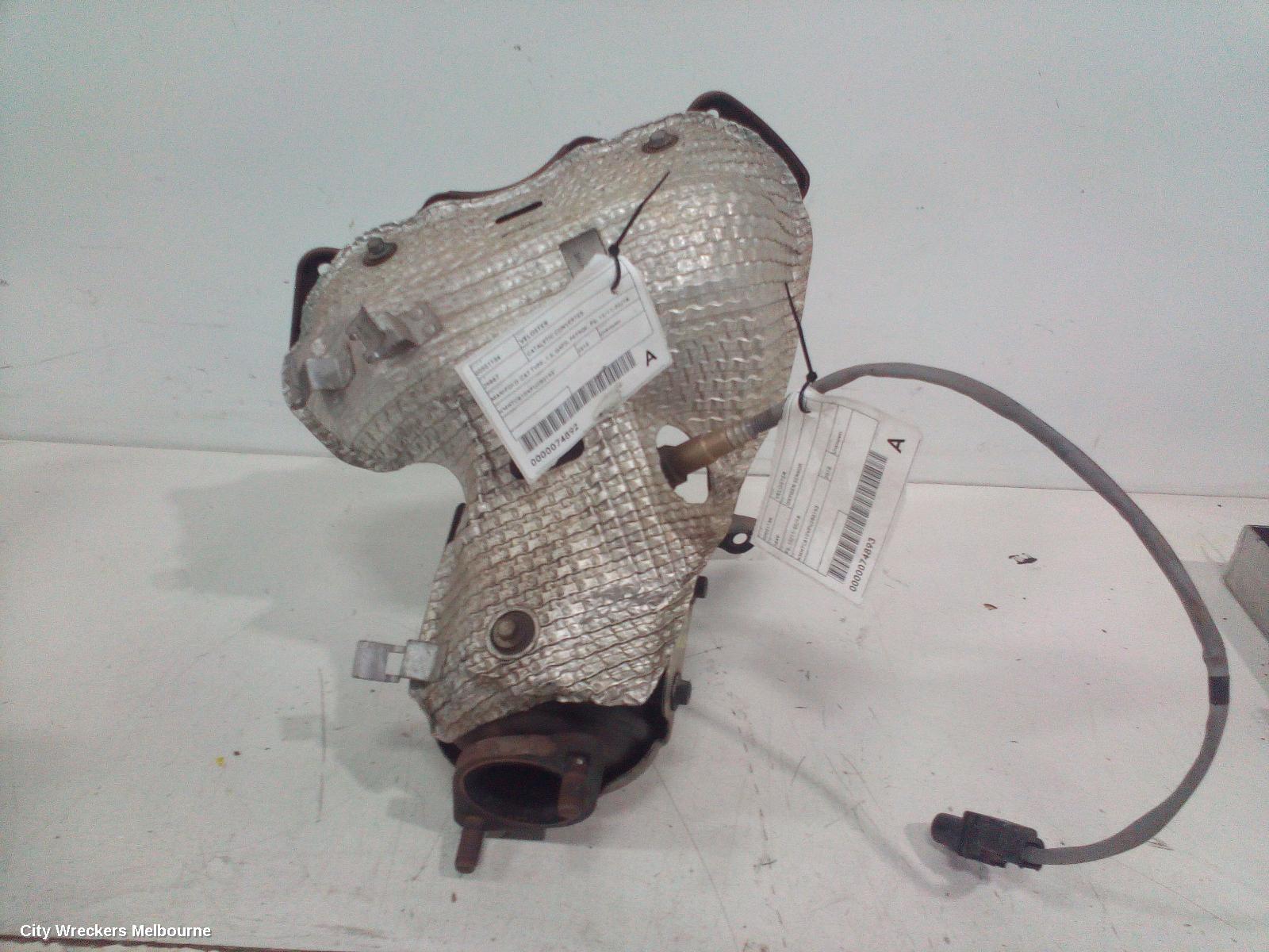 HYUNDAI VELOSTER CATALYTIC CONVERTER, MANIFOLD-CAT TYPE, 1.6, G4FD, PETROL, FS, 12/2011 - 02/2018 - Image 3