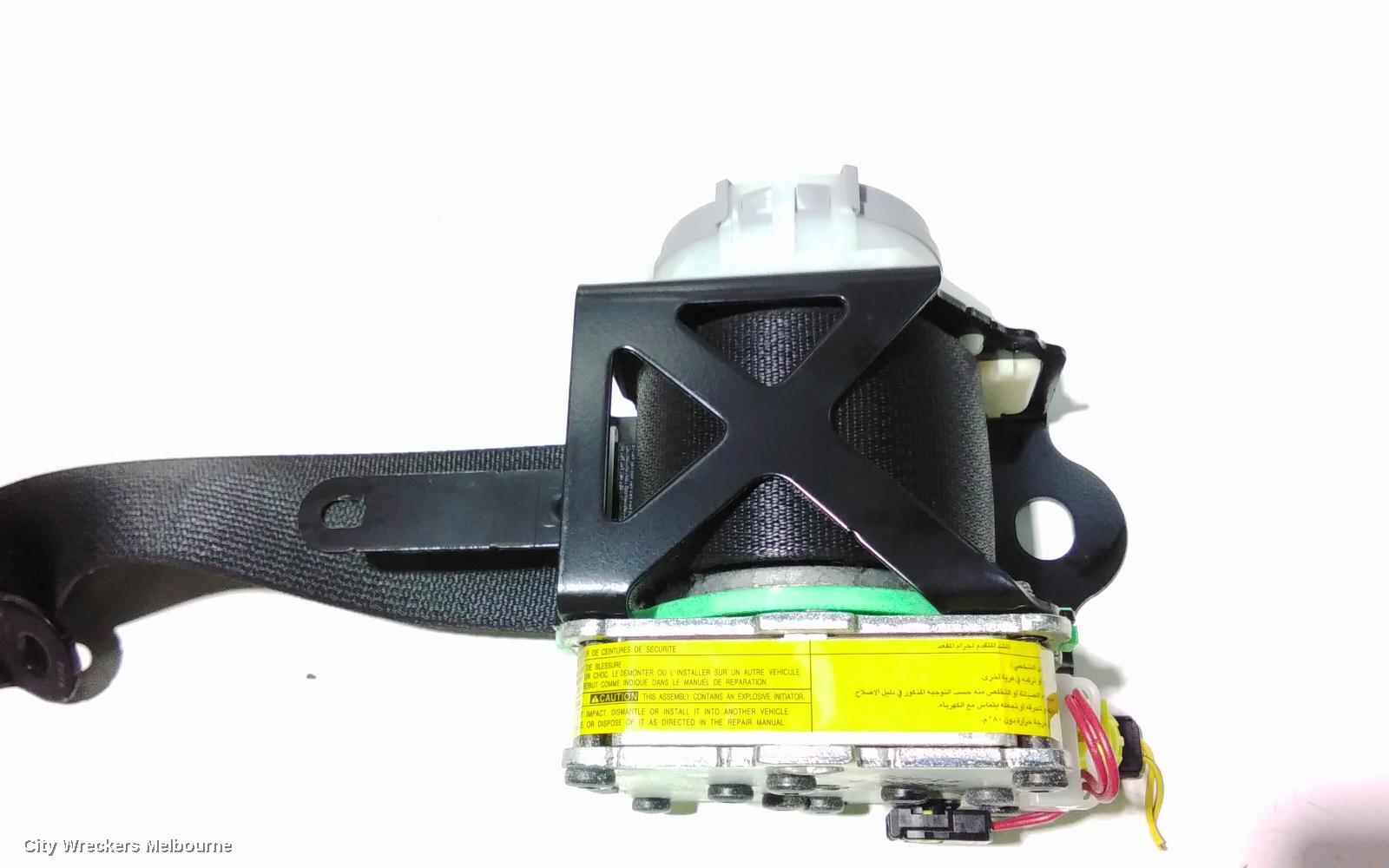 TOYOTA COROLLA SEATBELT/STALK, RH FRONT, SEAT BELT STALK ONLY, BLACK, ZRE152/20153R, 03/2007 - 12/2013 - Image 2