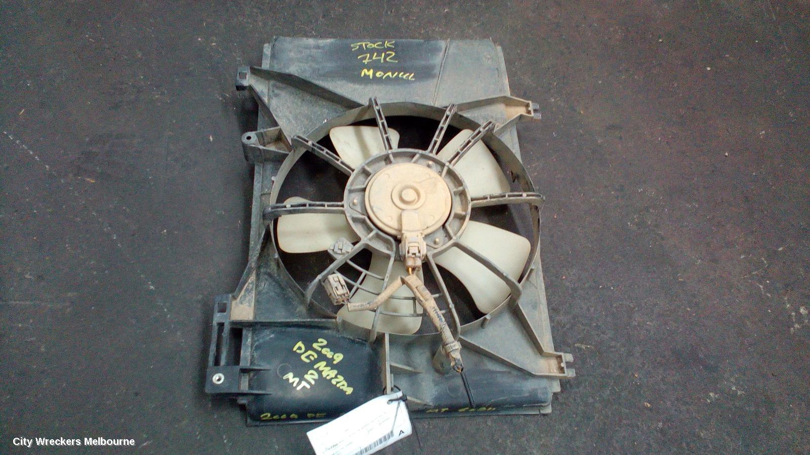 MAZDA 2 FAN, SINGLE FAN ASSY, 1.5, ZY, DE SERIES, 09/2007 - 09/2014 - Image 2