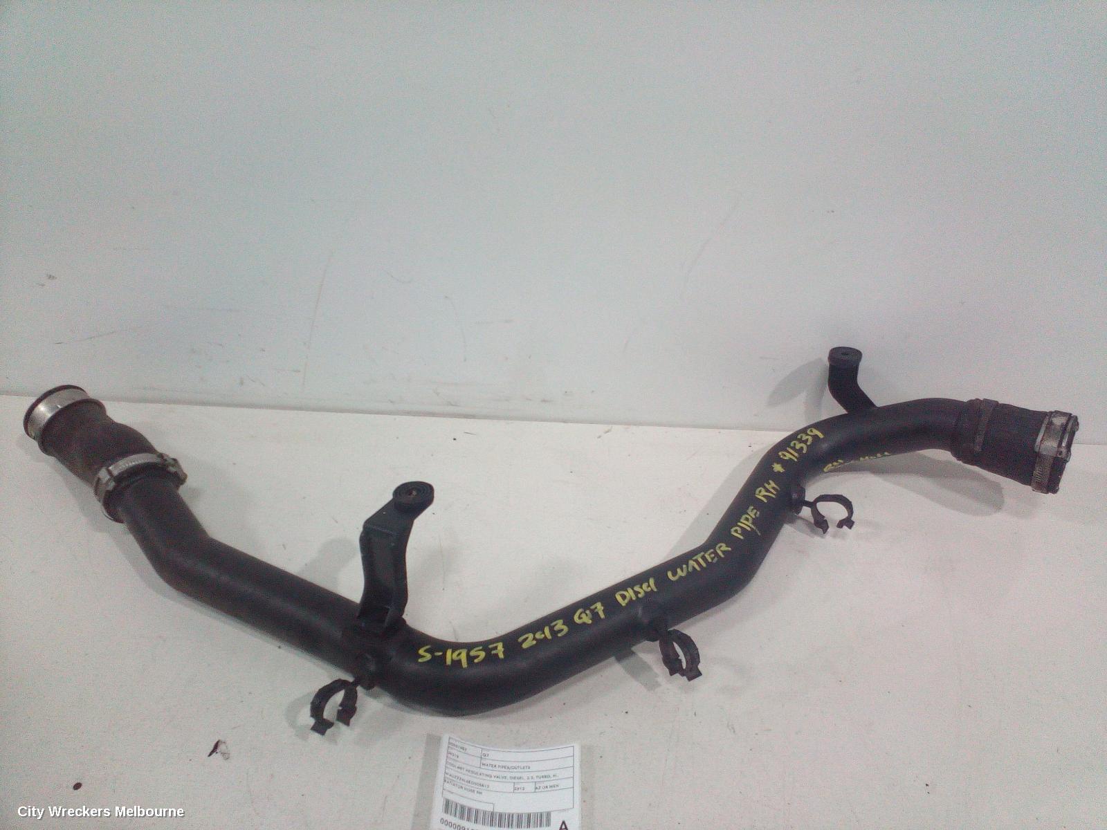 AUDI Q7 WATER PIPES/OUTLETS, COOLANT REGULATING VALVE, DIESEL, 3.0, TURBO, 4L, CJGA/CJMA/CRCA CODE, 09/2010 - 08/2015 - Image 2