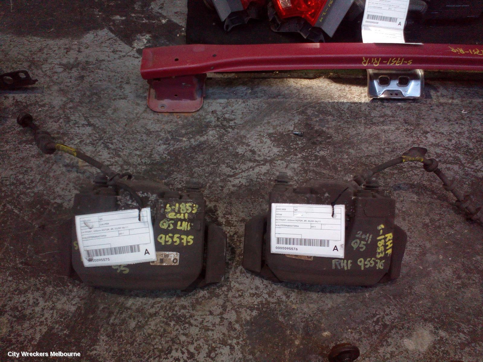 AUDI Q5 CALIPER, LH FRONT, 320MM ROTOR, 8R, 03/2009 - 06/2011 - Image 2
