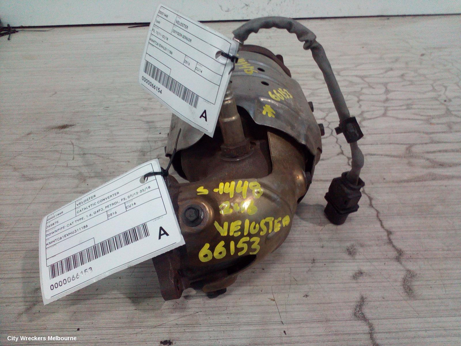 HYUNDAI VELOSTER CATALYTIC CONVERTER, DOWNPIPE-CAT TYPE, 1.6, G4FJ, PETROL, FS, 07/2012 - 02/2018 - Image 3