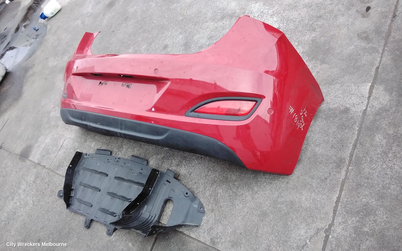 HYUNDAI I30 REAR BUMPER, GD, 3DR HATCH, W/ PARK SENSOR TYPE, 07/2013 - 03/2015 - Image 2