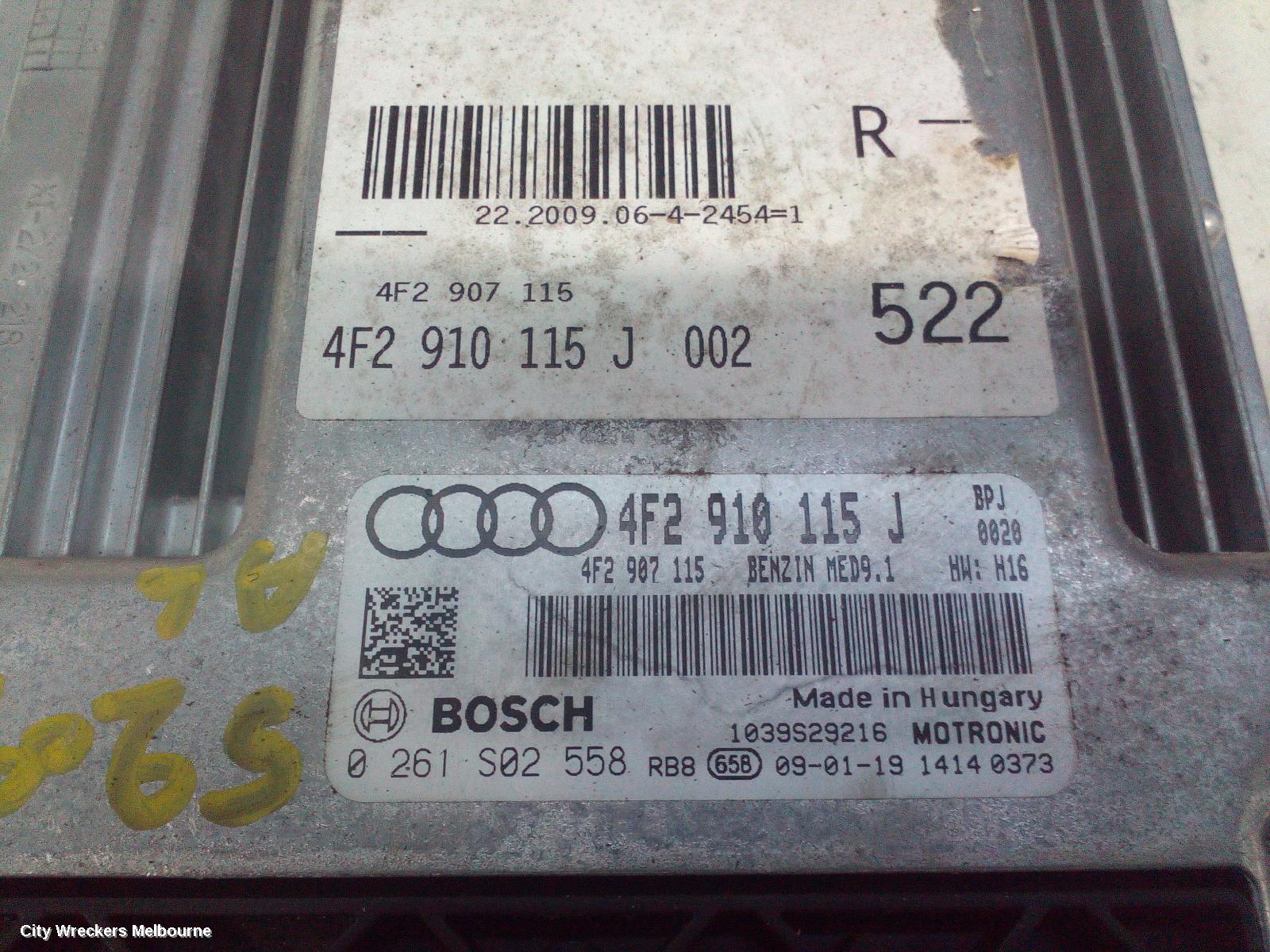 AUDI A6 ECU, ENGINE ECU, 2.0, PETROL, ECU ONLY, 4F, 09/2006 - 06/2011 - Image 3