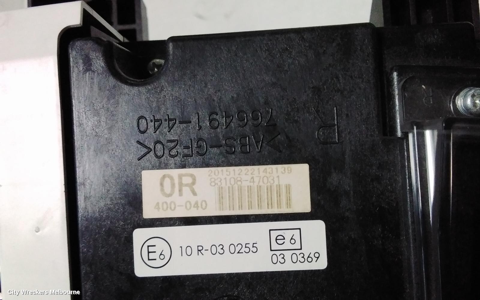 TOYOTA PRIUS INSTRUMENT CLUSTER, ZVW40R, PRIUS V, DISPLAY CLUSTER, 06/2015 - 11/2022 - Image 2