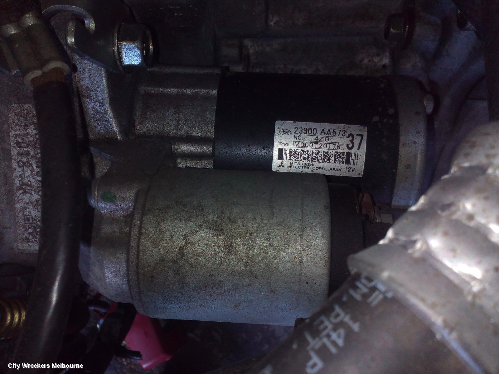 SUBARU OUTBACK STARTER, PETROL, EZ36, AUTO, CVT, 6 SPEED, 6TH GEN, 08/2014 - 12/2020 - Image 2