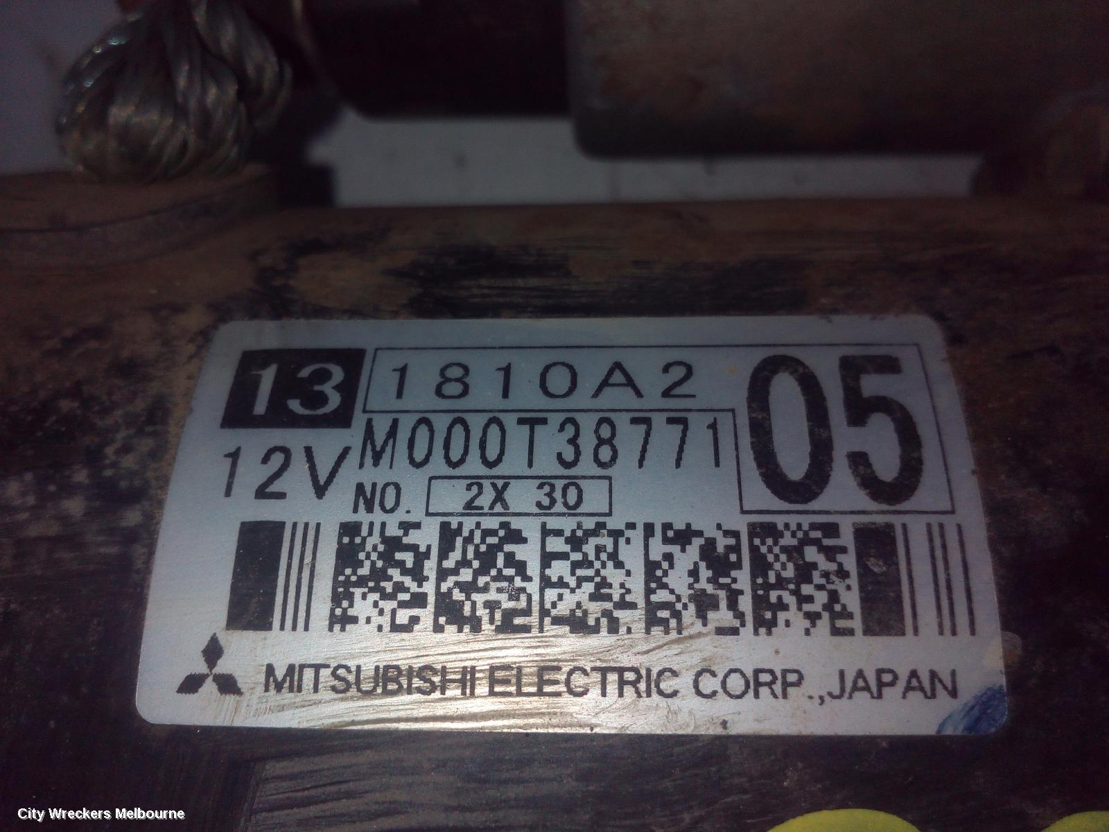 MITSUBISHI OUTLANDER STARTER, PETROL, 2.0/2.4, MITSUBISHI M000T38771, ZJ-ZK, 10/2012 - 07/2021 - Image 3