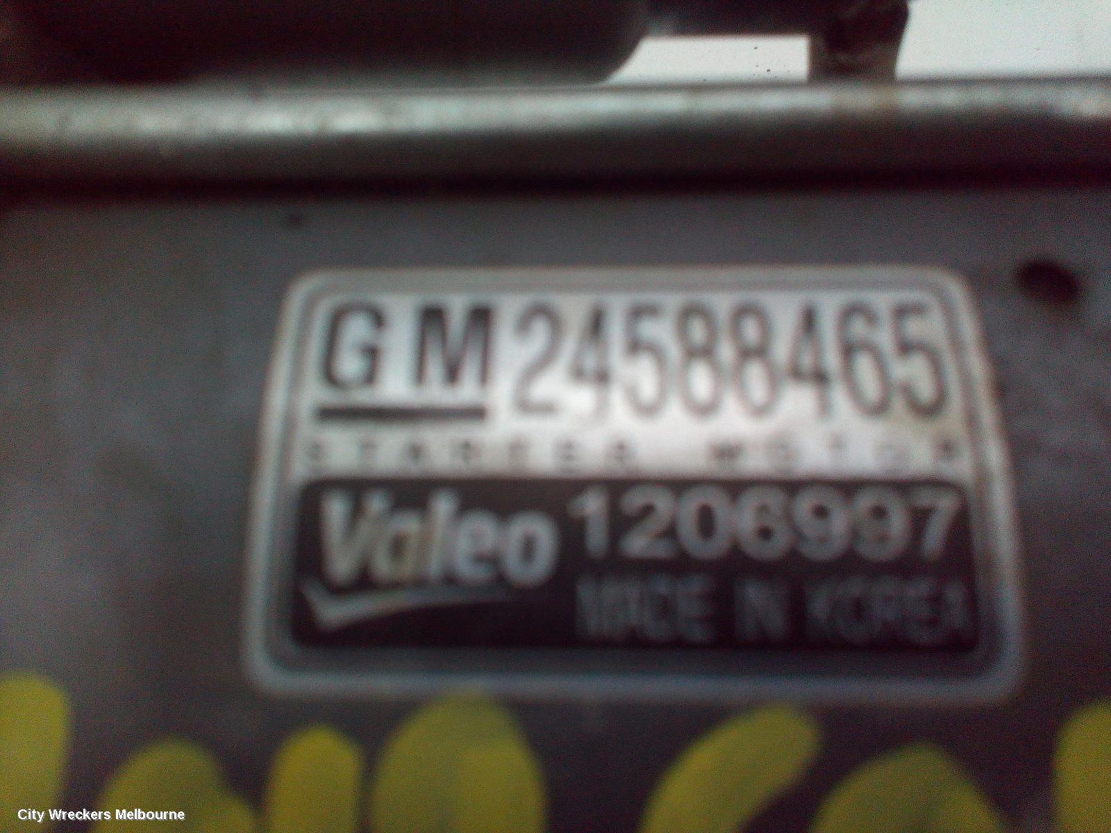 HOLDEN COLORADO STARTER, DIESEL, RG/RG7, 07/2016 - 12/2020 - Image 3