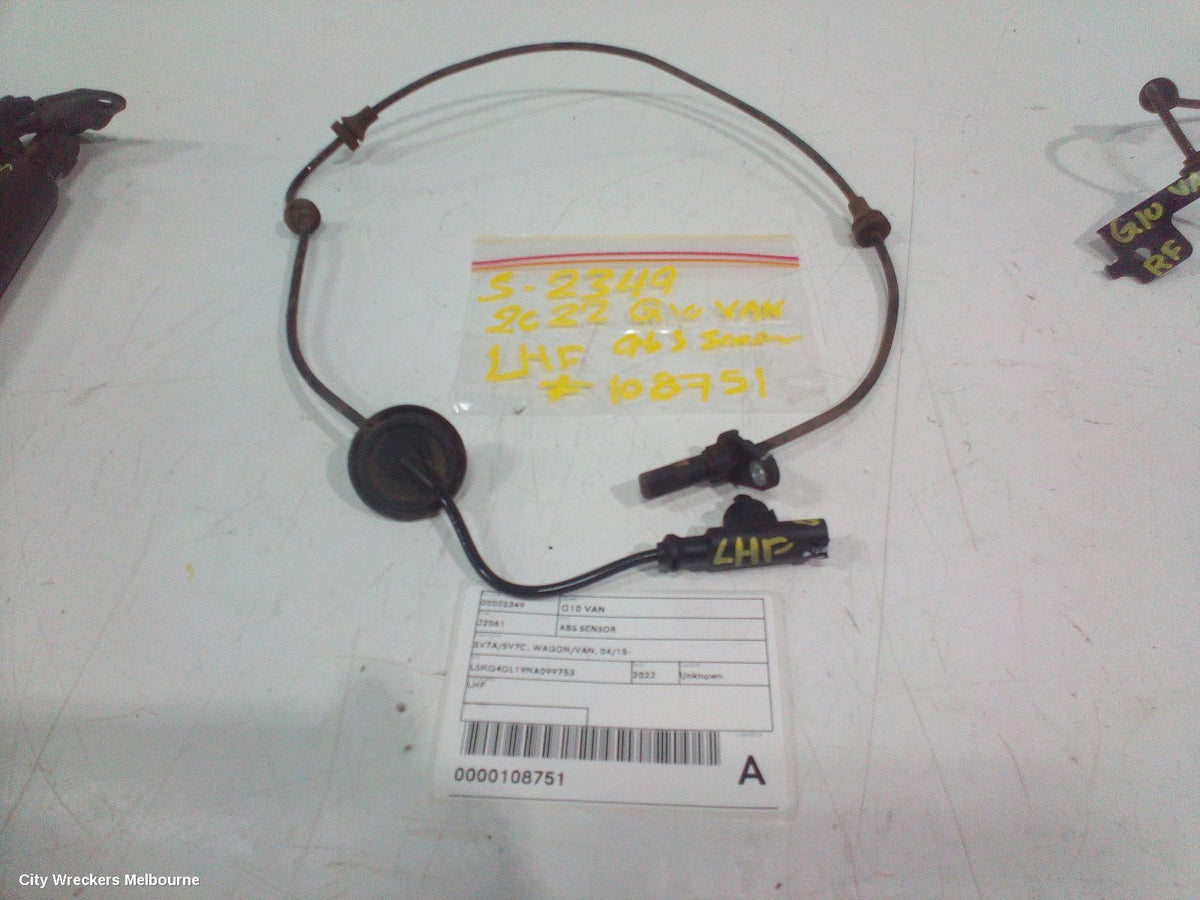 LDV G10 ABS SENSOR, SV7A/SV7C, WAGON/VAN, LH FRONT, 04/2015 ONWARDS - Image 2