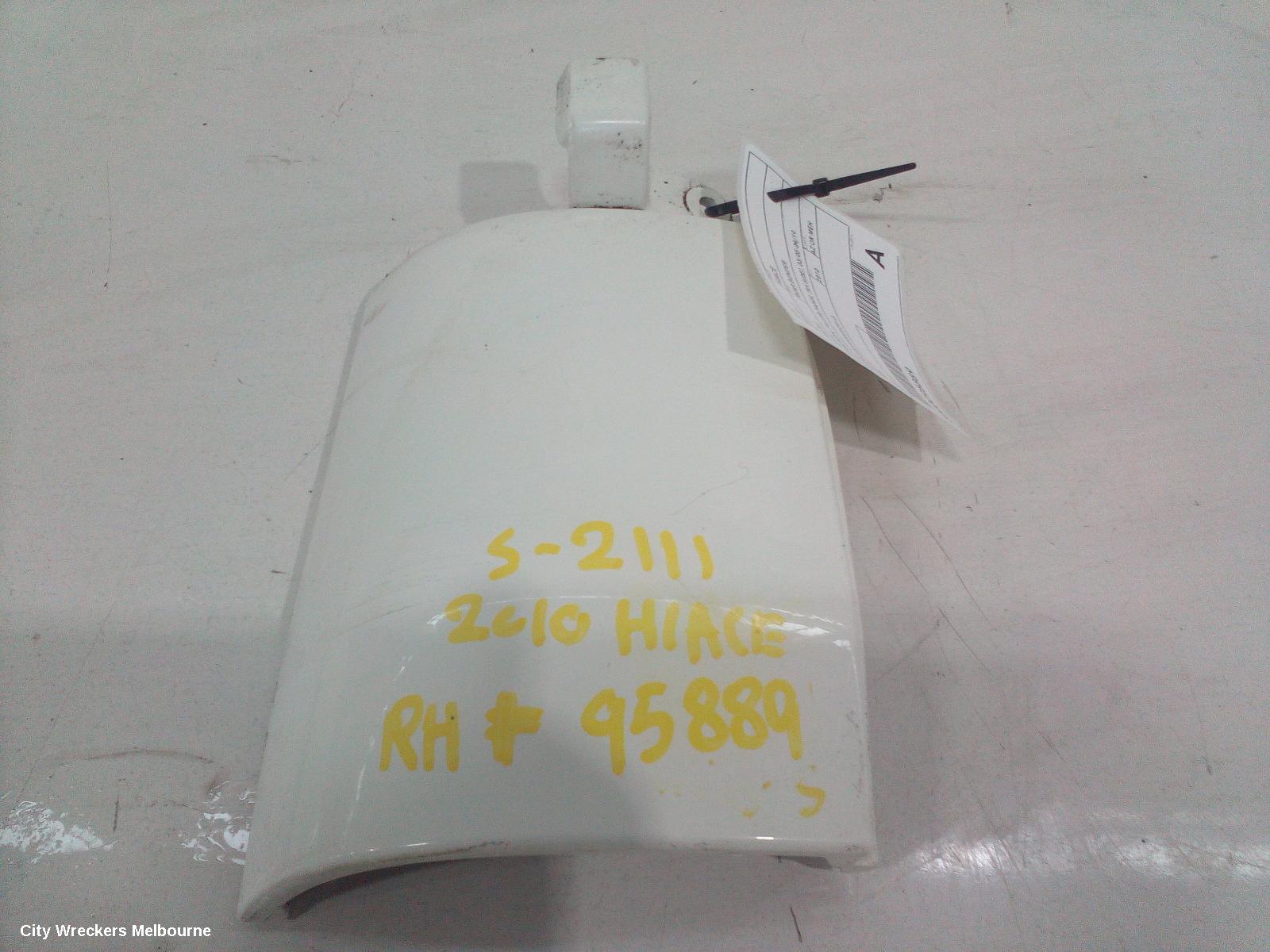 TOYOTA HIACE REAR BUMPER, TRH/KDH, FILLER PANEL (RH SIDE), 03/2005 - 04/2019 - Image 1