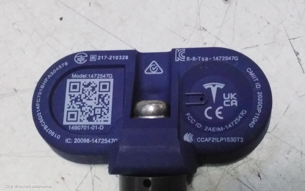 TESLA MODEL Y, 1ST GEN, 03/2022 ONWARDS, 20098-1472547G  TYRE PRESSURE SENSOR: 151641 - Image 2