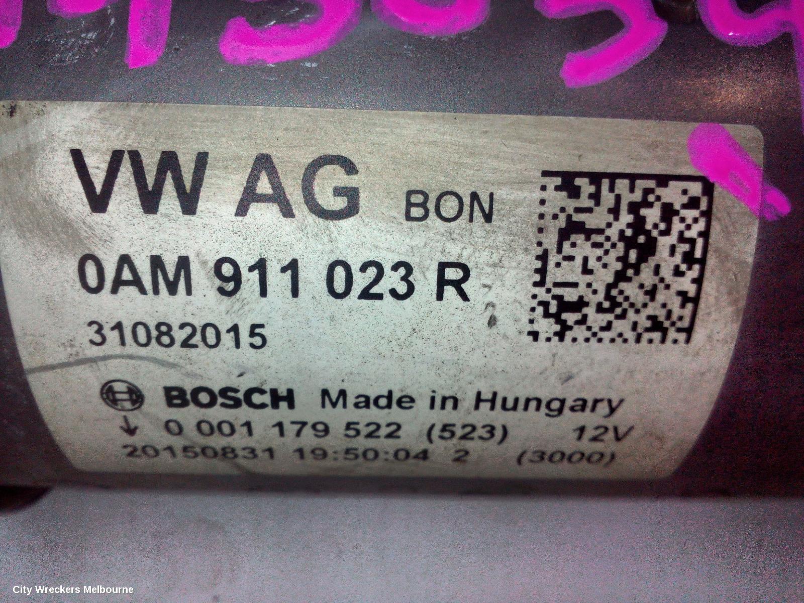 VOLKSWAGEN GOLF STARTER, PETROL, 1.4, AUTO T/M, BOSCH, GEN 7, 11/2012 - 08/2020 - Image 3