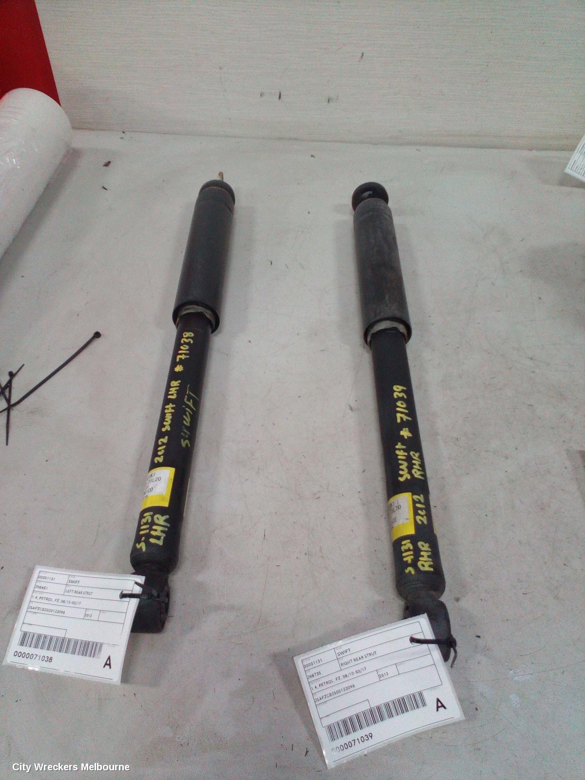 SUZUKI SWIFT LEFT REAR STRUT, 1.4, PETROL, FZ, 08/2010 - 03/2017 - Image 3