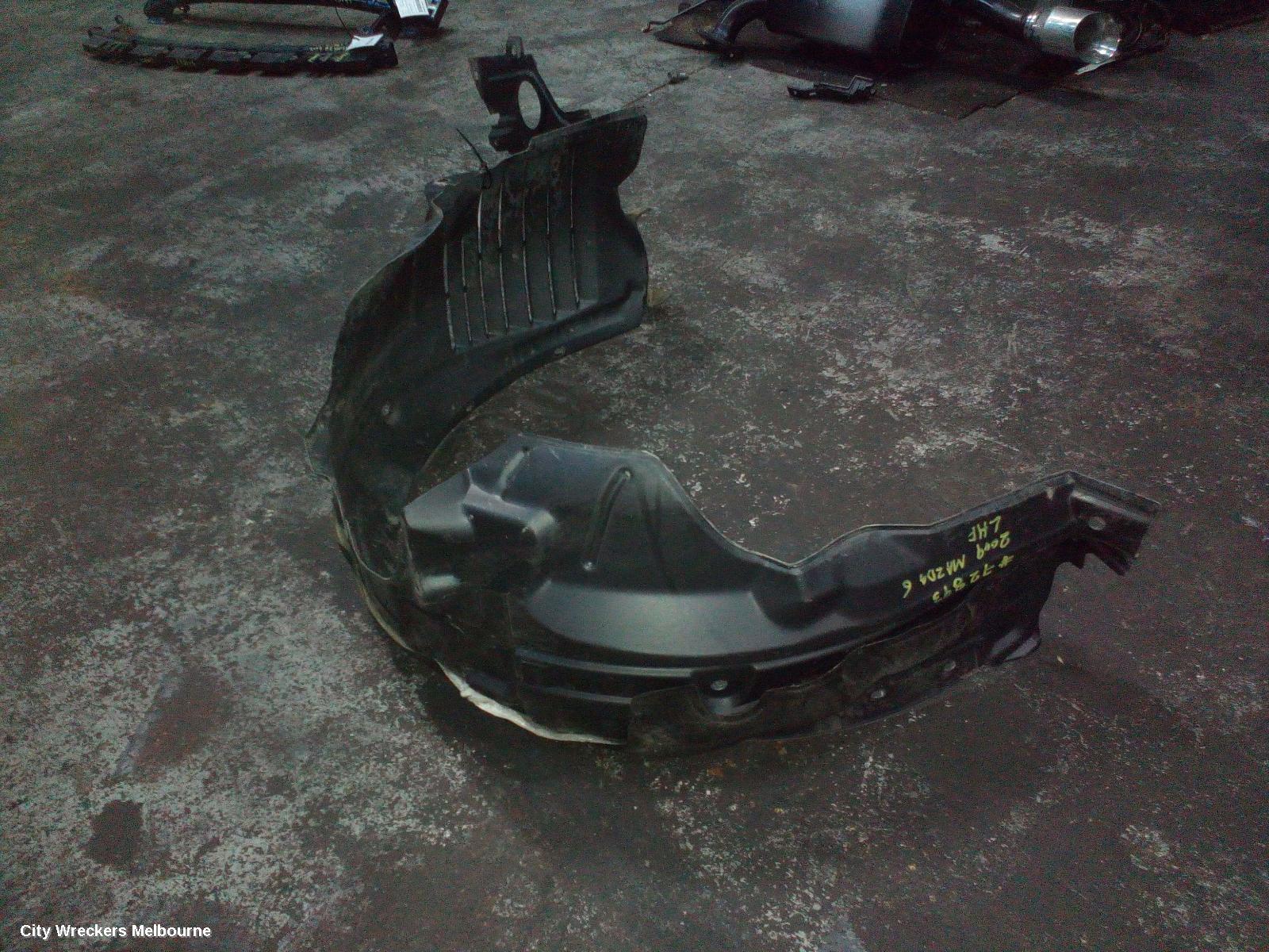MAZDA 6 LEFT GUARD LINER, GH, FRONT, NON SPORT TYPE, 02/2008 - 02/2010 - Image 3