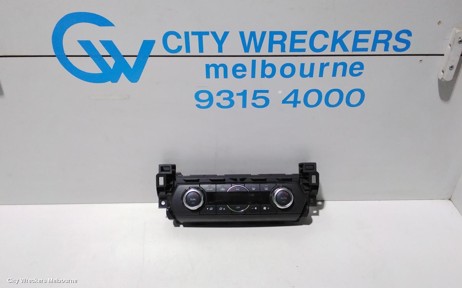 MAZDA CX9 HEATER/AC CONTROLS, FRONT, THREE ZONE CLIMATE CONTROL, HEATED SEAT TYPE, TC, AZAMI TC/TOURING/GT/GT SP, 07/2016 ONWARDS - Image 1