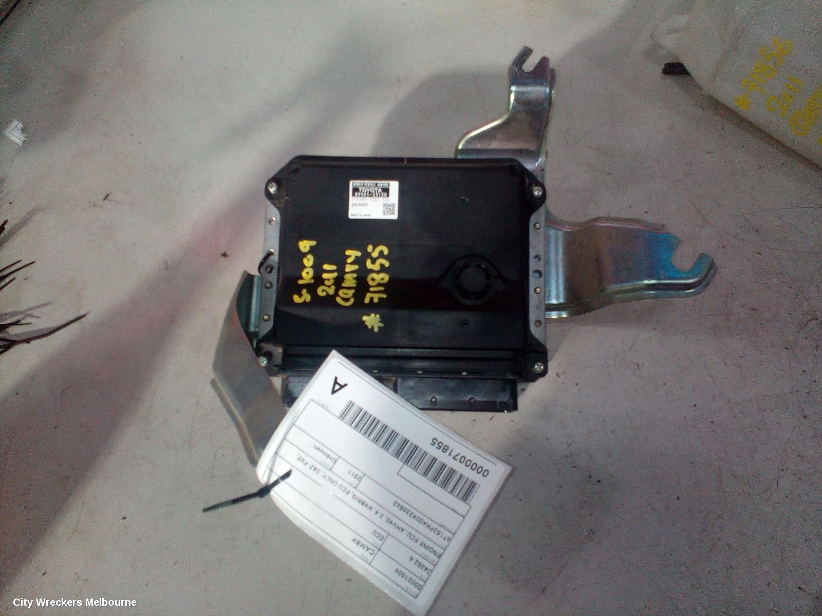 TOYOTA CAMRY ECU, ENGINE ECU, AHV40, 2.4, HYBRID, ECU ONLY, 2AZ-FXE, 12/2009 - 11/2011 - Image 3