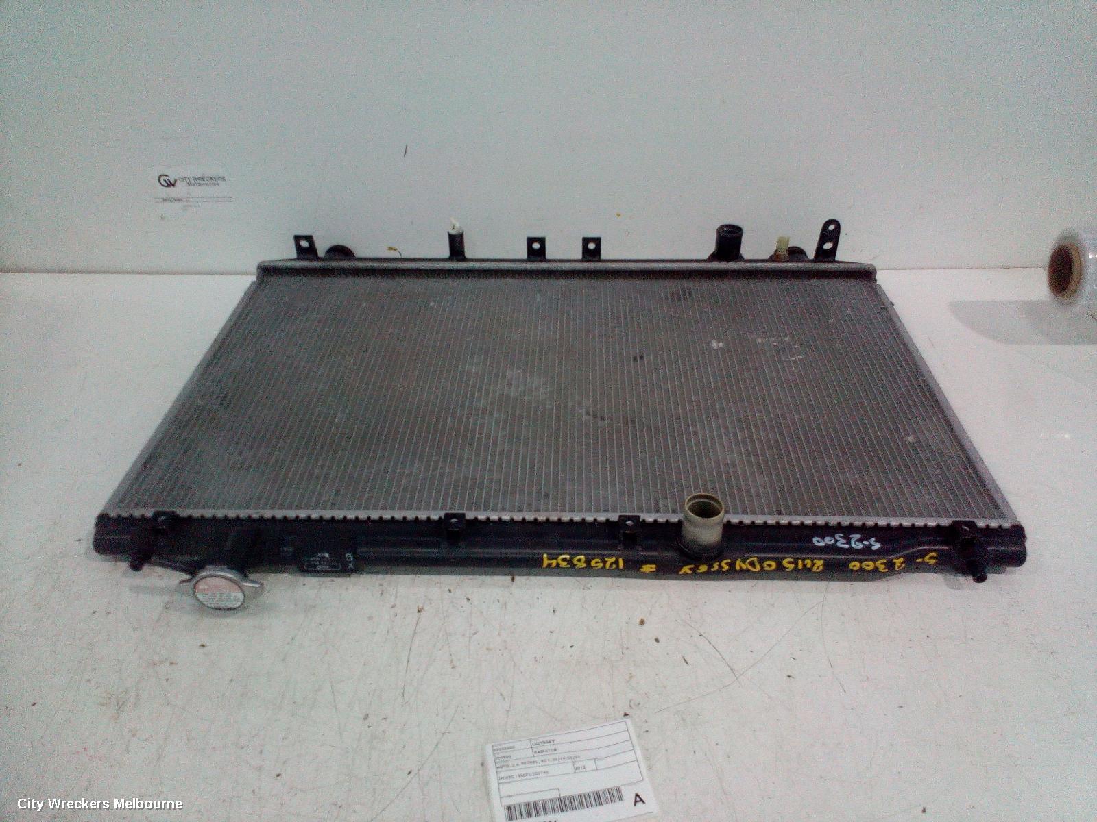 HONDA ODYSSEY RADIATOR, AUTO, 2.4, PETROL, RC1, 02/2014 - 03/2022 - Image 3