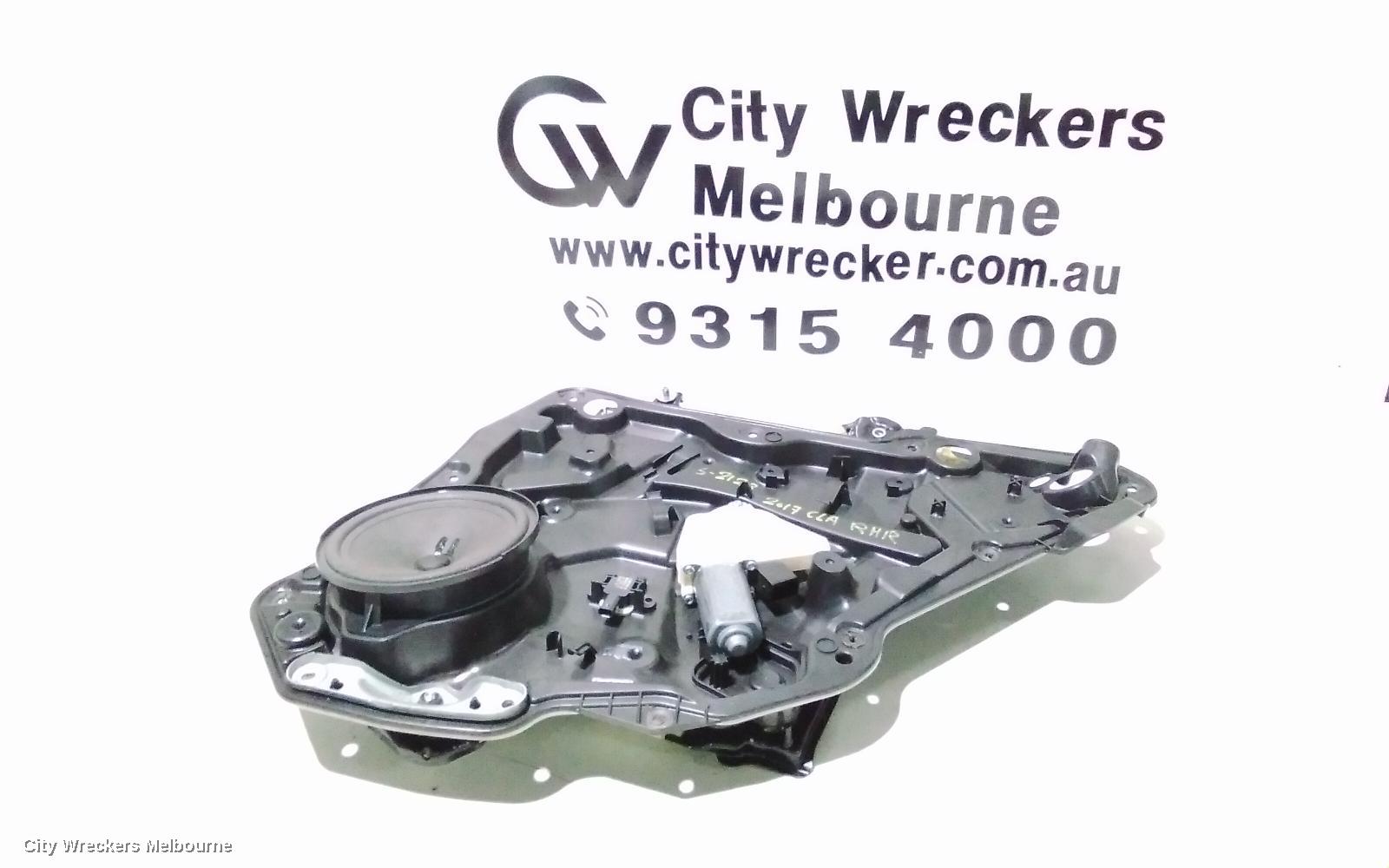 MERCEDES CLA CLASS RIGHT REAR WND REG/MOTOR, C117, 10/2013 - 02/2019 - Image 1