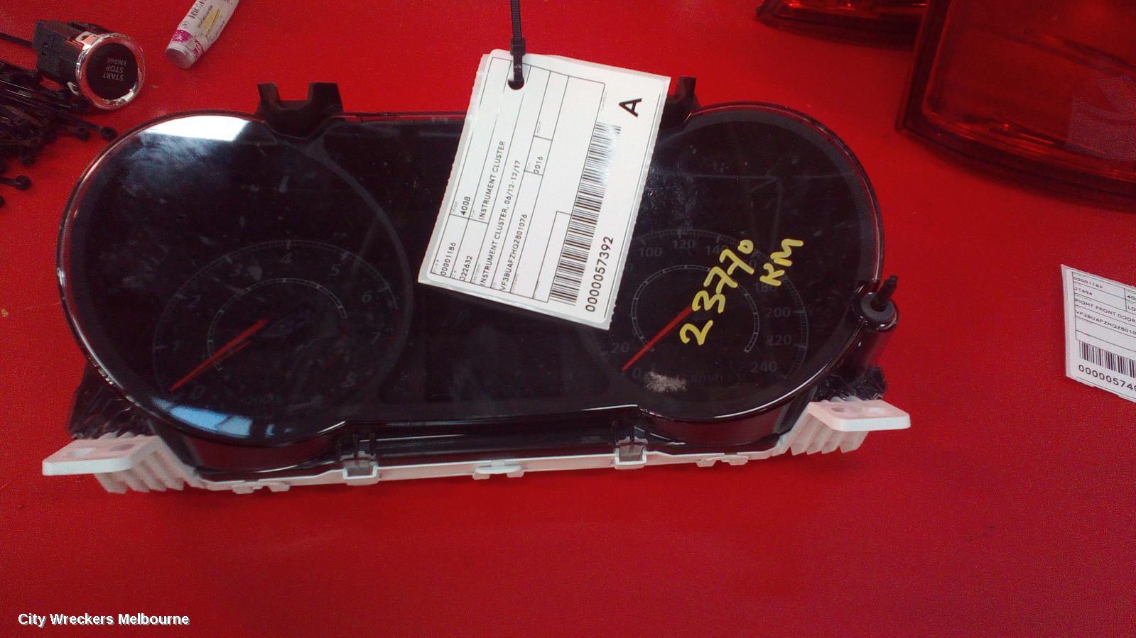PEUGEOT 4008 INSTRUMENT CLUSTER, INSTRUMENT CLUSTER, 06/2012 - 12/2017 - Image 1