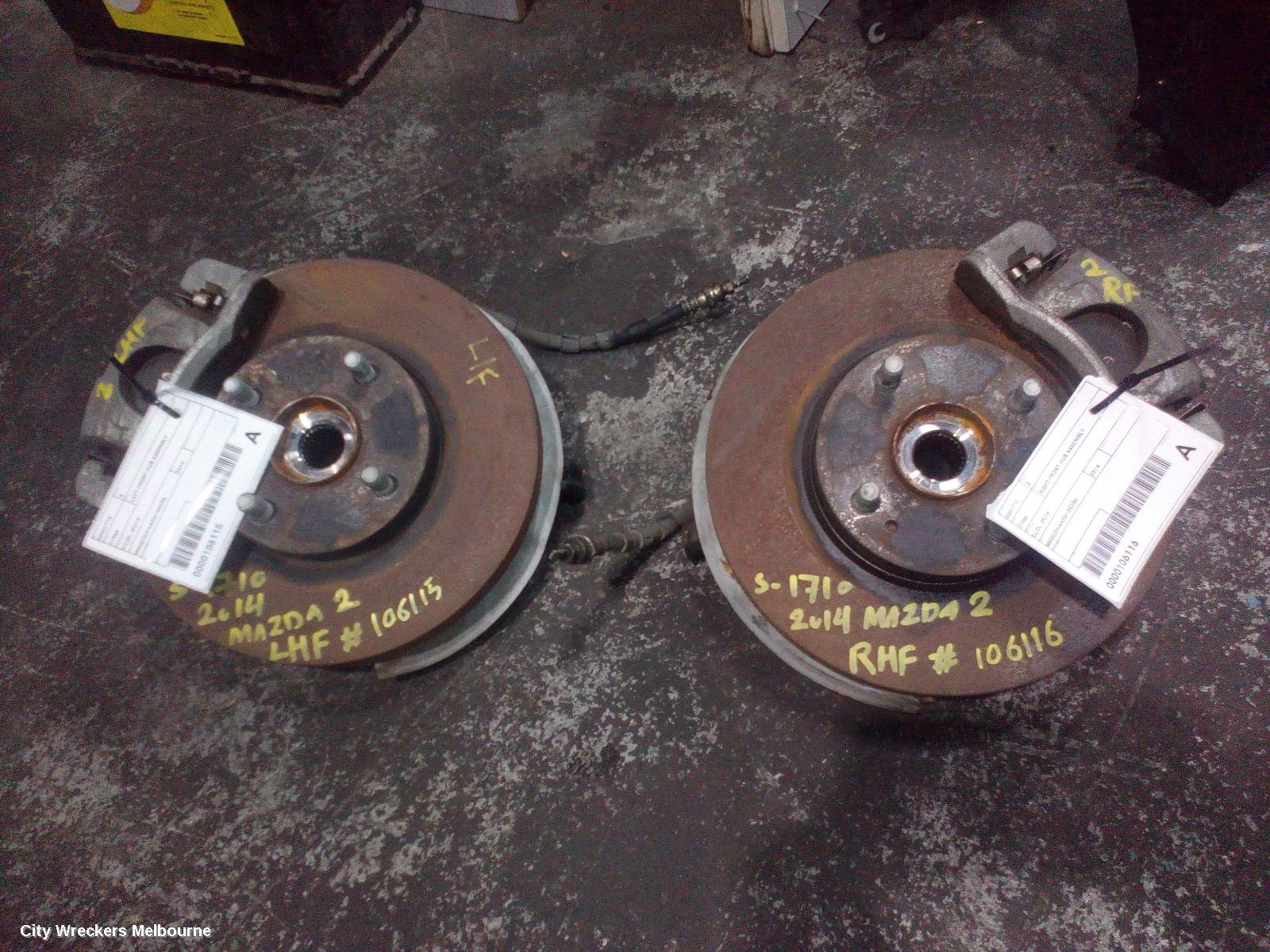 MAZDA 2 RIGHT FRONT HUB ASSEMBLY, DJ/DL, 09/2014 ONWARDS - Image 3