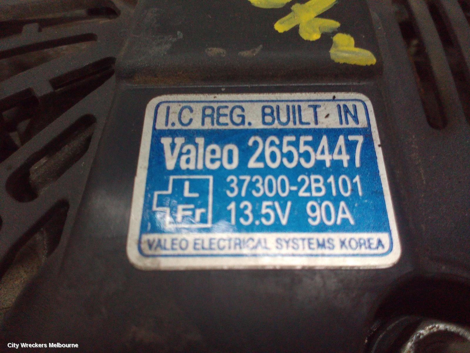 HYUNDAI VELOSTER ALTERNATOR, 1.6, G4FD, FS, 12/2011 - 02/2018 - Image 2