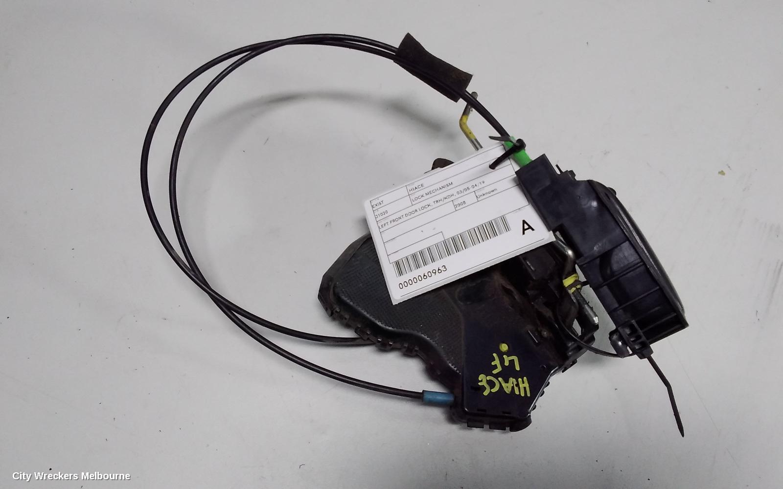TOYOTA HIACE DOOR/BOOT/GATE LOCK, LEFT FRONT DOOR LOCK, TRH/KDH, 03/2005 - 04/2019 - Image 1