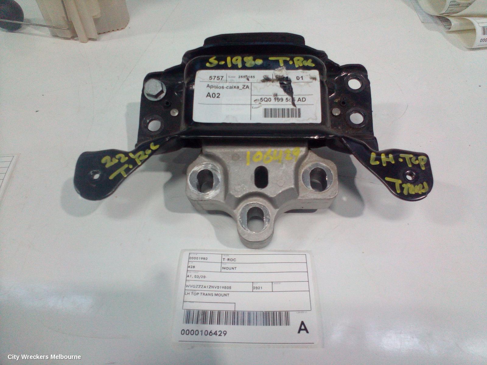 VOLKSWAGEN T-ROC MOUNT, A1, 03/2020 - 12/2025 - Image 1