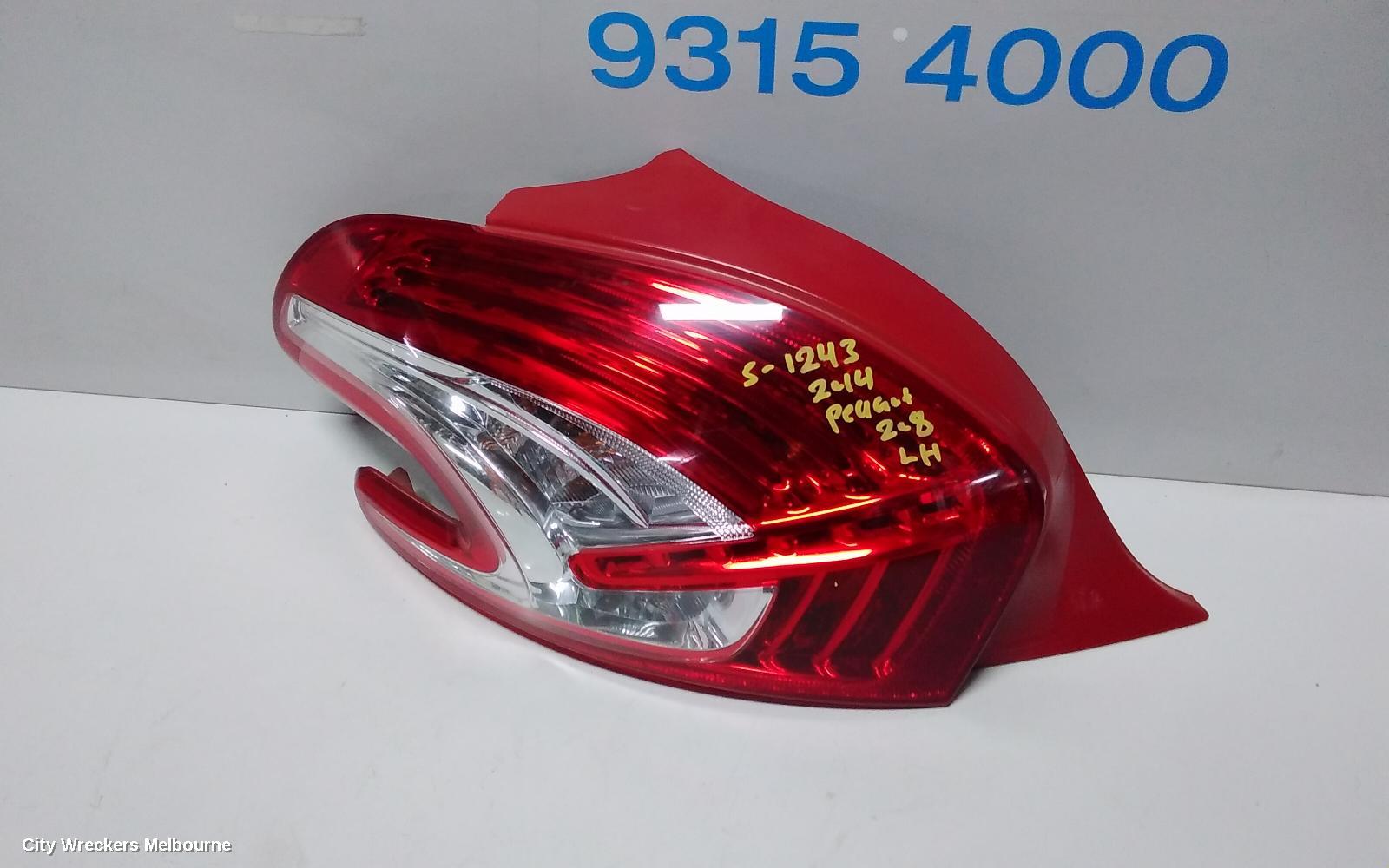 PEUGEOT 208 LEFT TAILLIGHT, A9, 10/2012 - 10/2015 - Image 3