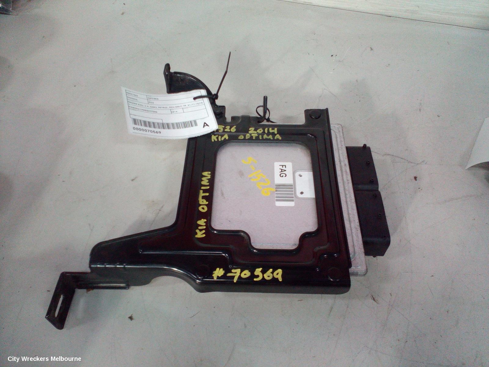 KIA OPTIMA ECU, ENGINE ECU, 2.4, G4KJ, PETROL, ECU ONLY, TF, 01/2011 - 10/2015 - Image 1