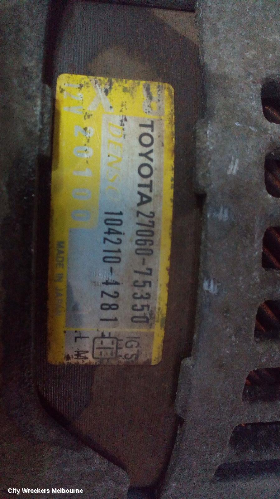TOYOTA HIACE ALTERNATOR, PETROL, 2.7, 2TR-FE, MANUAL T/M, TRH, 03/2005 - 02/2015 - Image 1