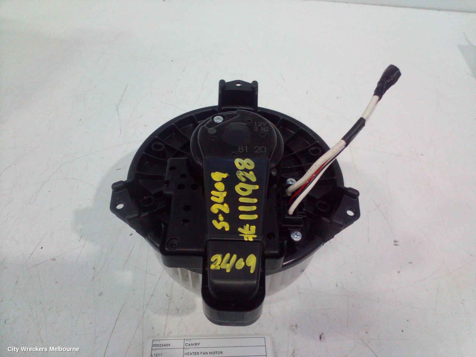 TOYOTA CAMRY HEATER FAN MOTOR, XV40, 06/2006 - 02/2012 - Image 2