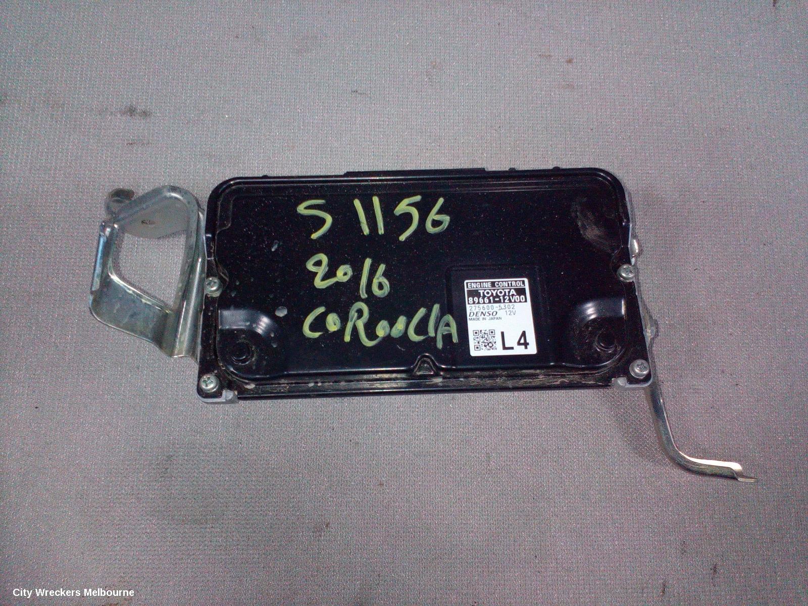 TOYOTA COROLLA ECU, ENGINE ECU, AUTO T/M TYPE, ECU ONLY, ZRE182R, 10/2012 - 06/2018 - Image 1