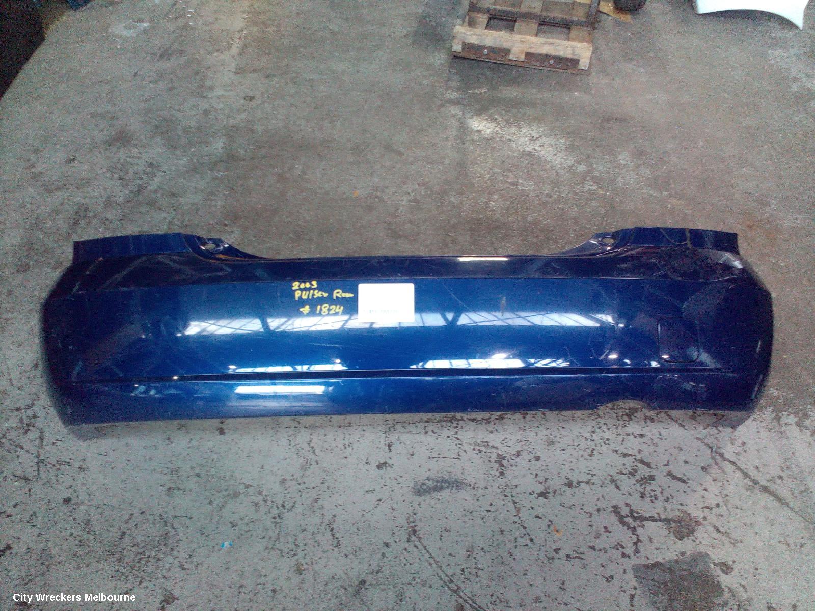 NISSAN PULSAR REAR BUMPER, N16 SI-II, HATCH, 12/2002 - 12/2005 - Image 2
